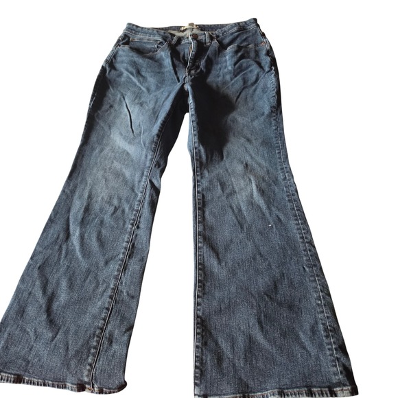 Madewell Denim - Madewell Curvy Skinny Flare Jeans Blue Medium Wash Denim 16W CKP479974478